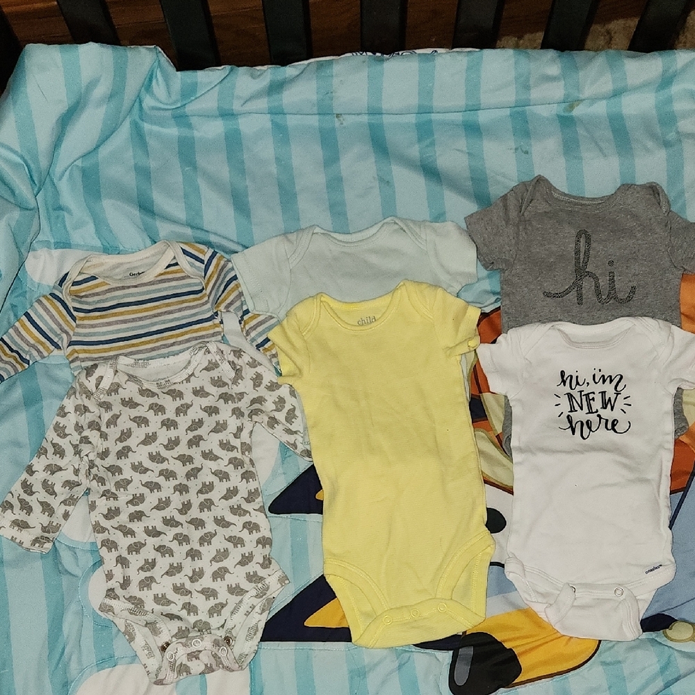 Assorted Baby Onesies Set